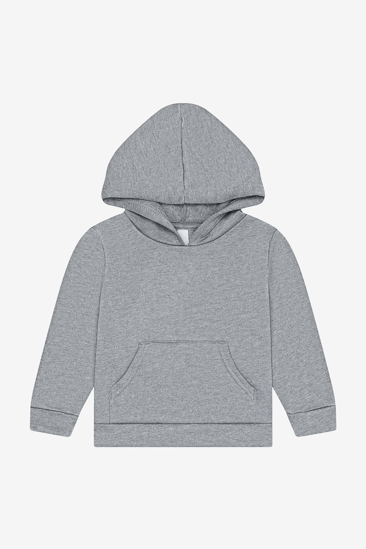 BELLA+CANVAS Toddler Sponge Fleece Hooded Sweatshirt BC3719T Athletic Heather