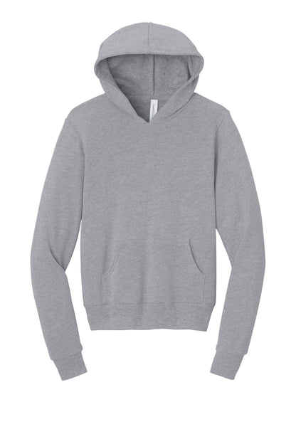 Bella+Canvas Youth Sponge Fleece Pullover Hoodie BC3719Y Athletic Heather