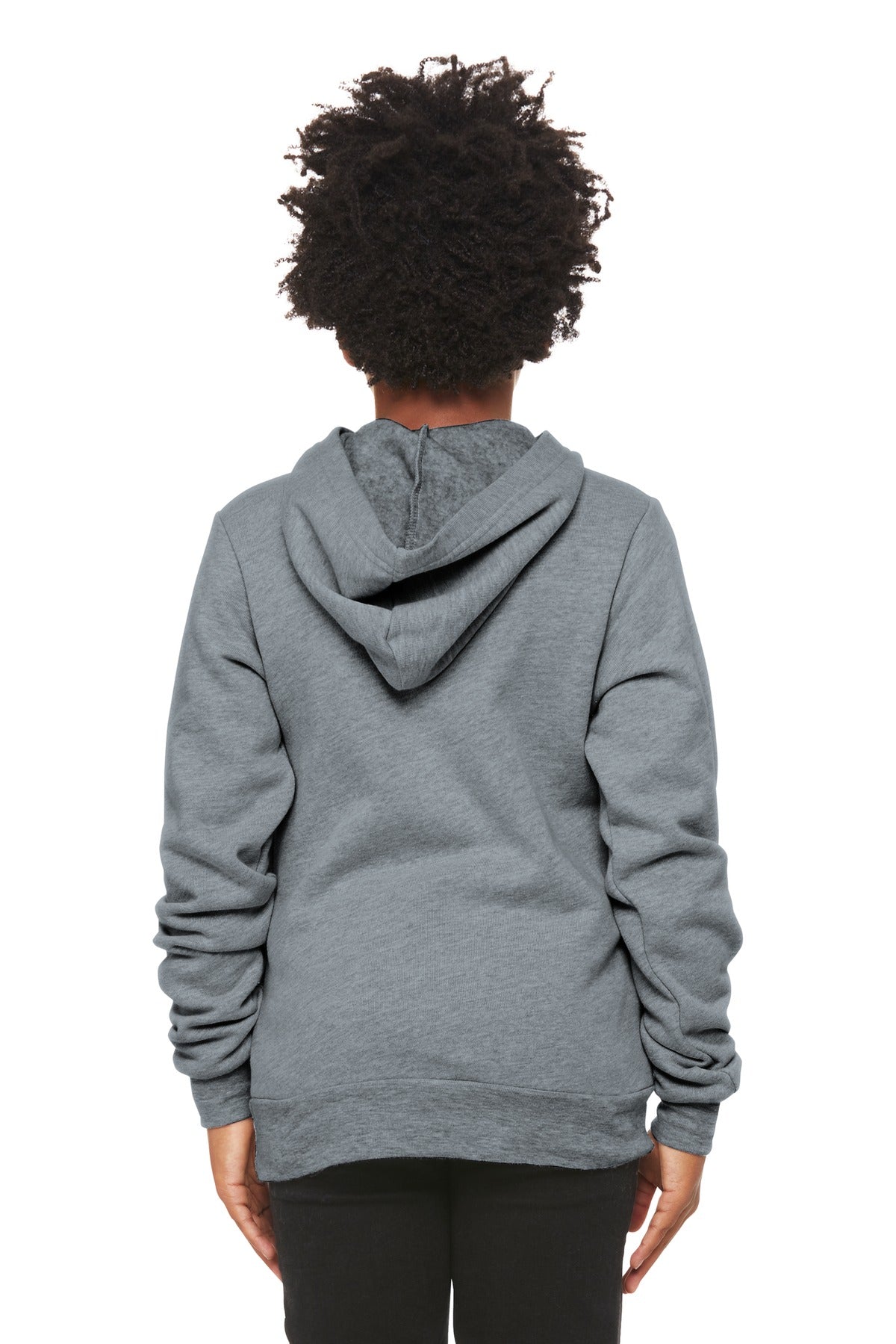 Bella+Canvas Youth Sponge Fleece Pullover Hoodie BC3719Y Athletic Heather