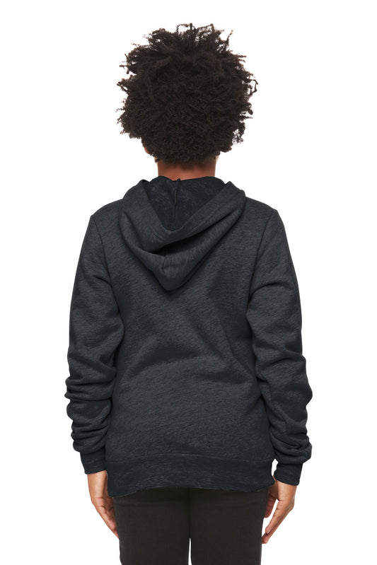Bella+Canvas Youth Sponge Fleece Pullover Hoodie BC3719Y Dark Grey Heather