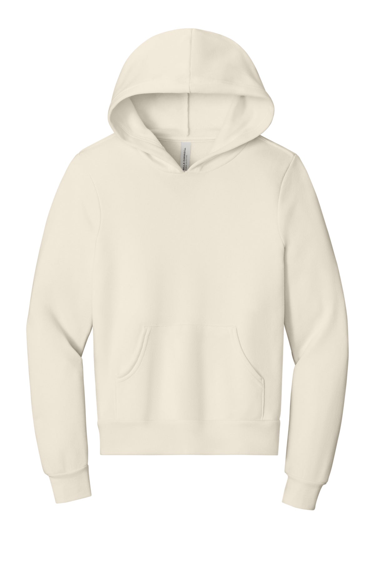 Bella+Canvas Youth Sponge Fleece Pullover Hoodie BC3719Y Natural
