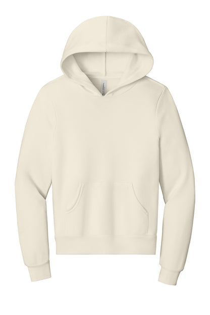 Bella+Canvas Youth Sponge Fleece Pullover Hoodie BC3719Y Natural