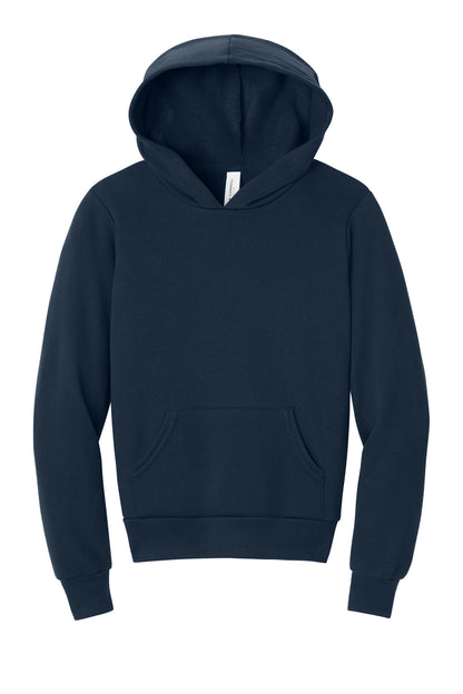 Bella+Canvas Youth Sponge Fleece Pullover Hoodie BC3719Y Navy