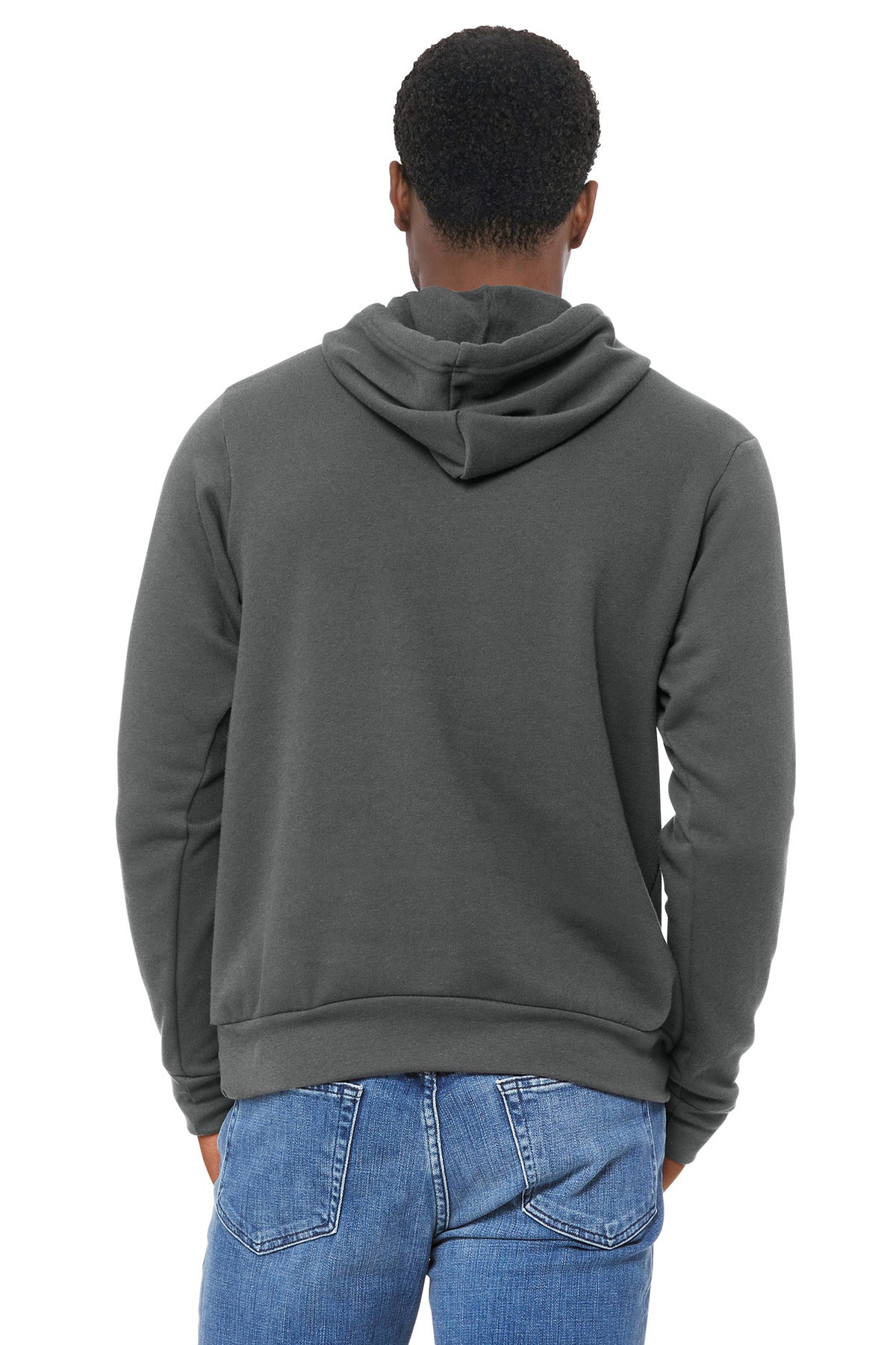 Bella+Canvas Unisex Sponge Fleece Pullover Hoodie BC3719 Asphalt