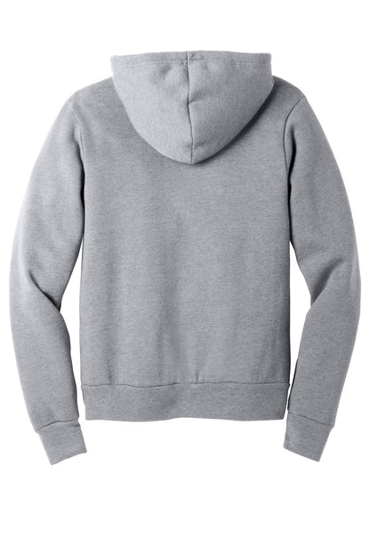 Bella+Canvas Unisex Sponge Fleece Pullover Hoodie BC3719 Athletic Heather
