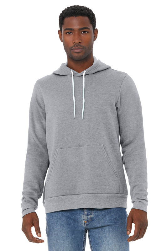 Bella+Canvas Unisex Sponge Fleece Pullover Hoodie BC3719 Athletic Heather