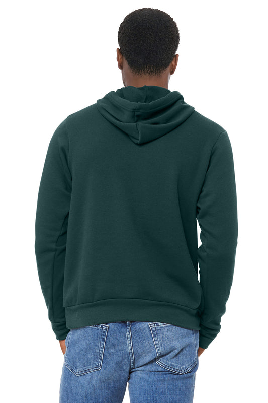 Bella+Canvas Unisex Sponge Fleece Pullover Hoodie BC3719 Atlantic