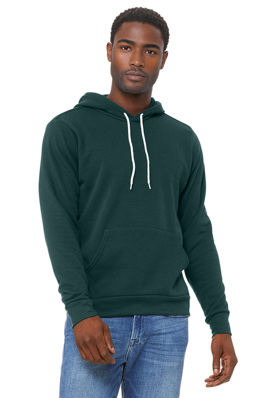 Bella+Canvas Unisex Sponge Fleece Pullover Hoodie BC3719 Atlantic