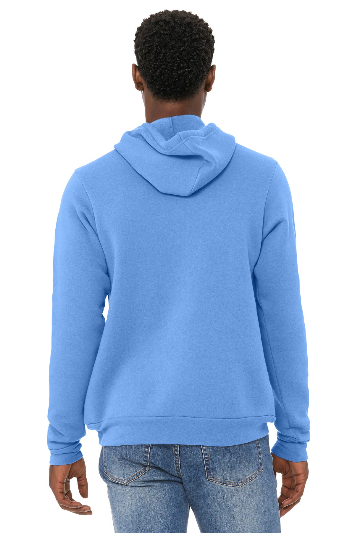 Bella+Canvas Unisex Sponge Fleece Pullover Hoodie BC3719 Carolina Blue