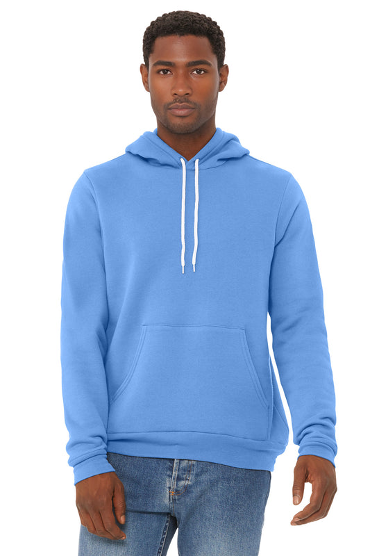 Bella+Canvas Unisex Sponge Fleece Pullover Hoodie BC3719 Carolina Blue