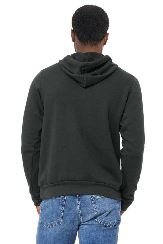 Bella+Canvas Unisex Sponge Fleece Pullover Hoodie BC3719 Dark Grey
