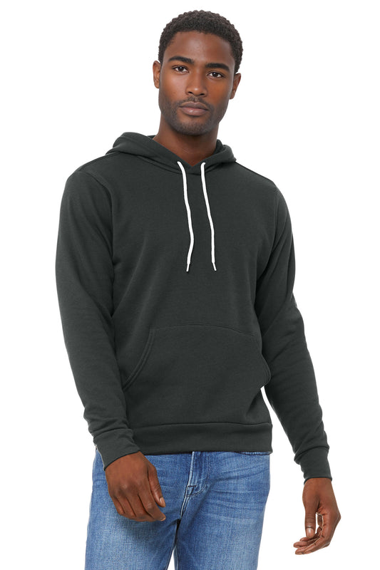 Bella+Canvas Unisex Sponge Fleece Pullover Hoodie BC3719 Dark Grey