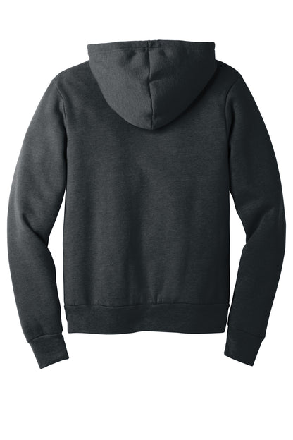 BELLA+CANVAS  Unisex Sponge Fleece Pullover Hoodie. BC3719 Dark Grey Heather