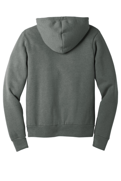 BELLA+CANVAS  Unisex Sponge Fleece Pullover Hoodie. BC3719 Deep Heather
