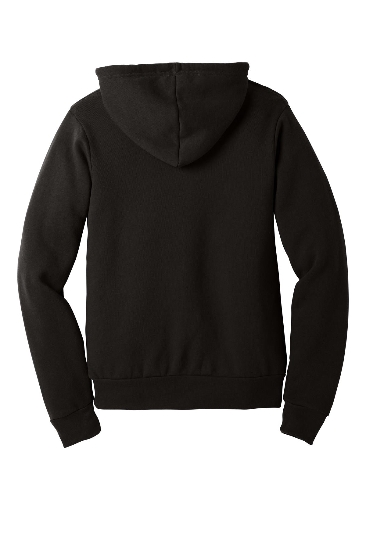 BELLA+CANVAS  Unisex Sponge Fleece Pullover Hoodie. BC3719 DTG Black
