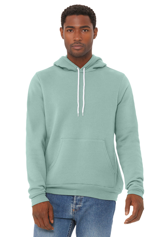 Bella+Canvas Unisex Sponge Fleece Pullover Hoodie BC3719 Dusty Blue