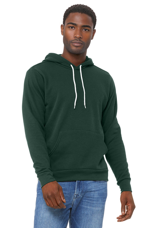 Bella+Canvas Unisex Sponge Fleece Pullover Hoodie BC3719 Forest