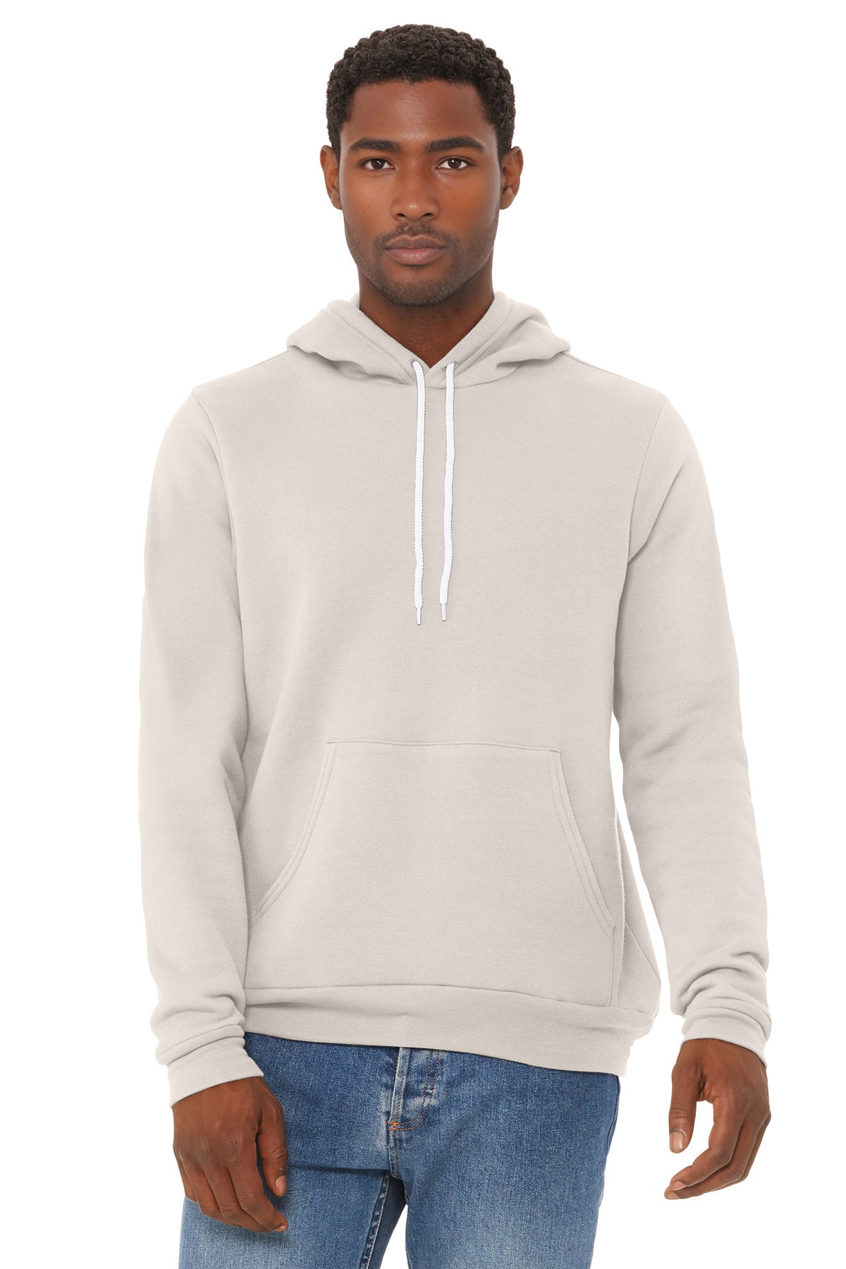 Bella+Canvas Unisex Sponge Fleece Pullover Hoodie BC3719 Heather Dust