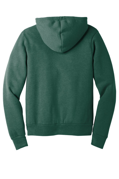 BELLA+CANVAS  Unisex Sponge Fleece Pullover Hoodie. BC3719 Heather Forest