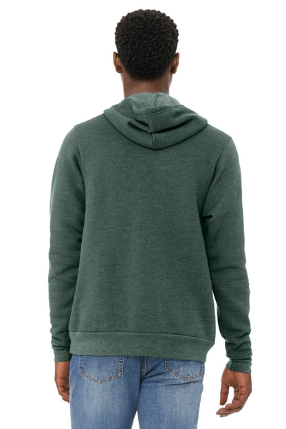 Bella+Canvas Unisex Sponge Fleece Pullover Hoodie BC3719 Heather Forest