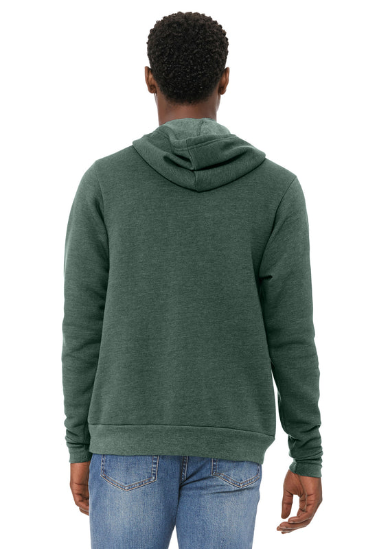 Bella+Canvas Unisex Sponge Fleece Pullover Hoodie BC3719 Heather Forest