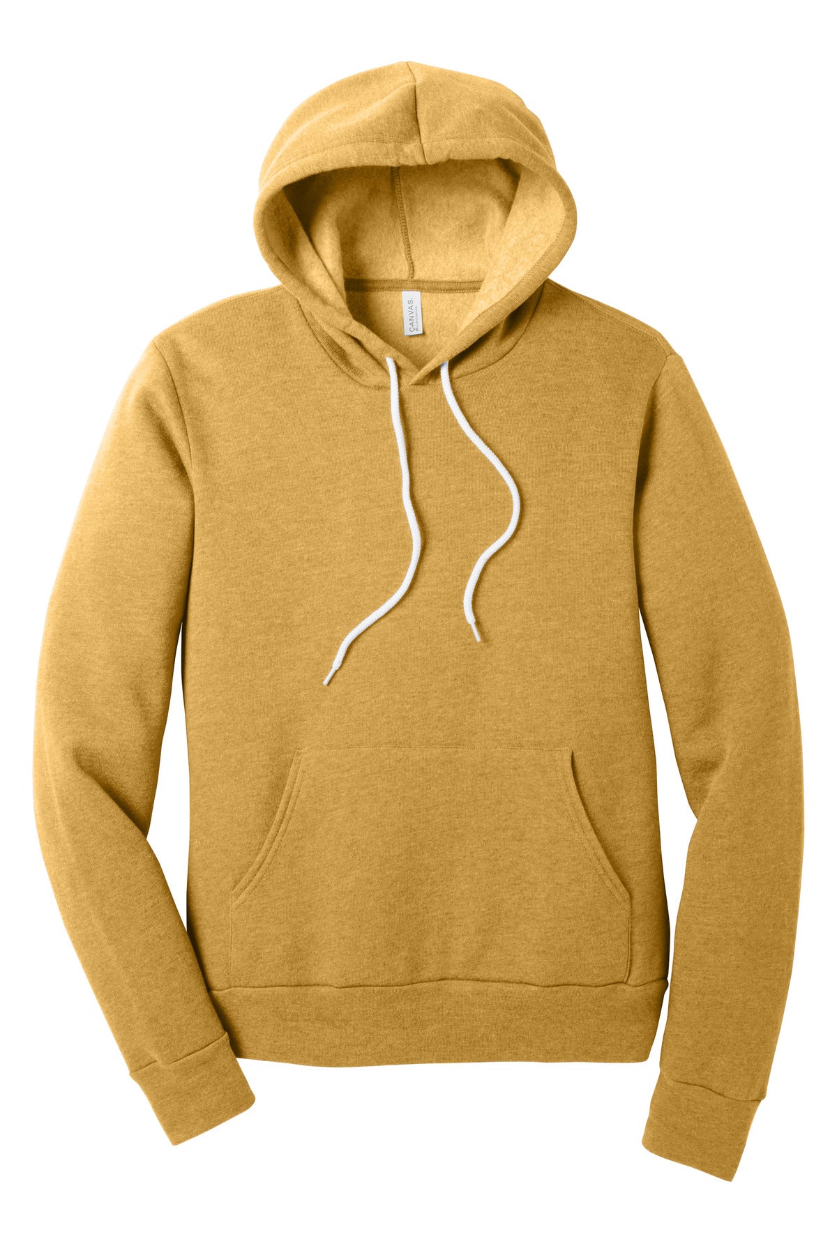 Bella+Canvas Unisex Sponge Fleece Pullover Hoodie BC3719 Heather Mustard