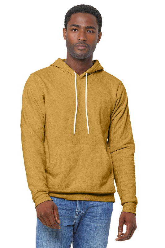 Bella+Canvas Unisex Sponge Fleece Pullover Hoodie BC3719 Heather Mustard