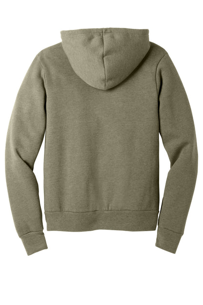 Bella+Canvas Unisex Sponge Fleece Pullover Hoodie BC3719 Heather Olive