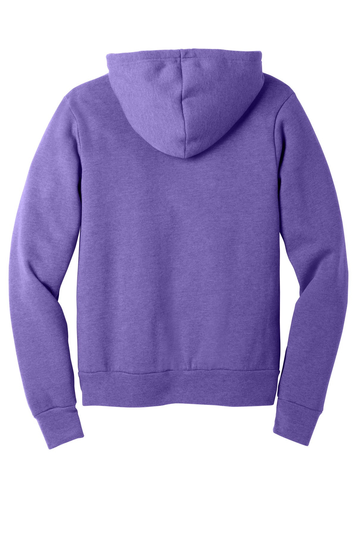 Bella+Canvas Unisex Sponge Fleece Pullover Hoodie BC3719 Heather Team Purple