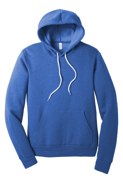 BELLA+CANVAS  Unisex Sponge Fleece Pullover Hoodie. BC3719 Heather True Royal