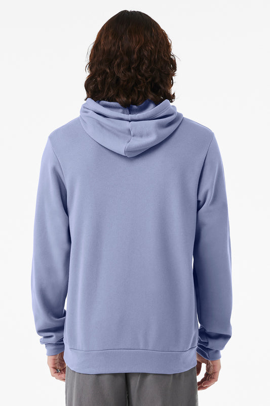 BELLA+CANVAS  Unisex Sponge Fleece Pullover Hoodie. BC3719 Lavender Blue