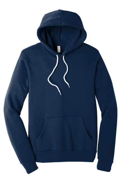 BELLA+CANVAS  Unisex Sponge Fleece Pullover Hoodie. BC3719 Navy