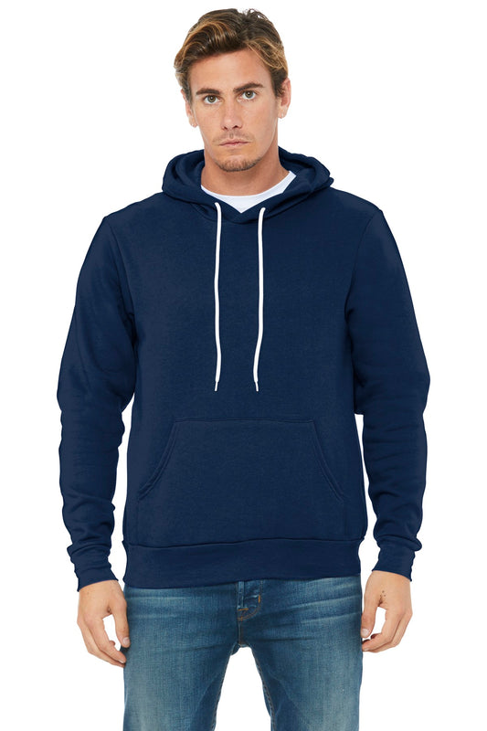 BELLA+CANVAS  Unisex Sponge Fleece Pullover Hoodie. BC3719 Navy