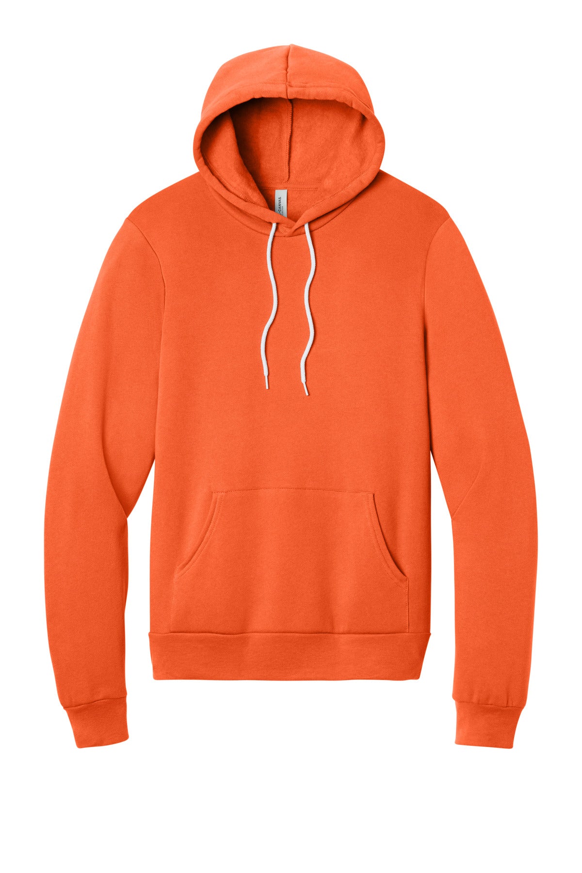 Bella+Canvas Unisex Sponge Fleece Pullover Hoodie BC3719 Orange