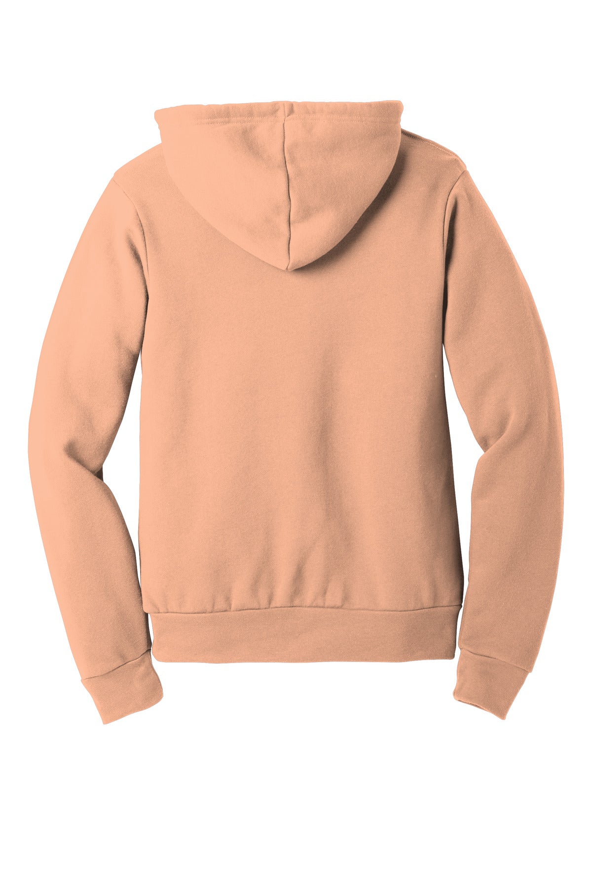 BELLA+CANVAS  Unisex Sponge Fleece Pullover Hoodie. BC3719 Peach