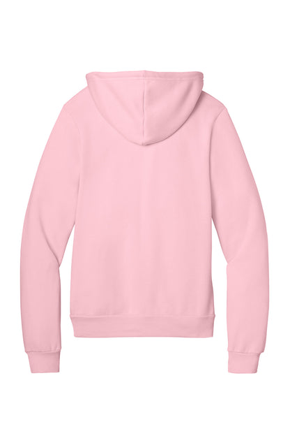Bella+Canvas Unisex Sponge Fleece Pullover Hoodie BC3719 Pink