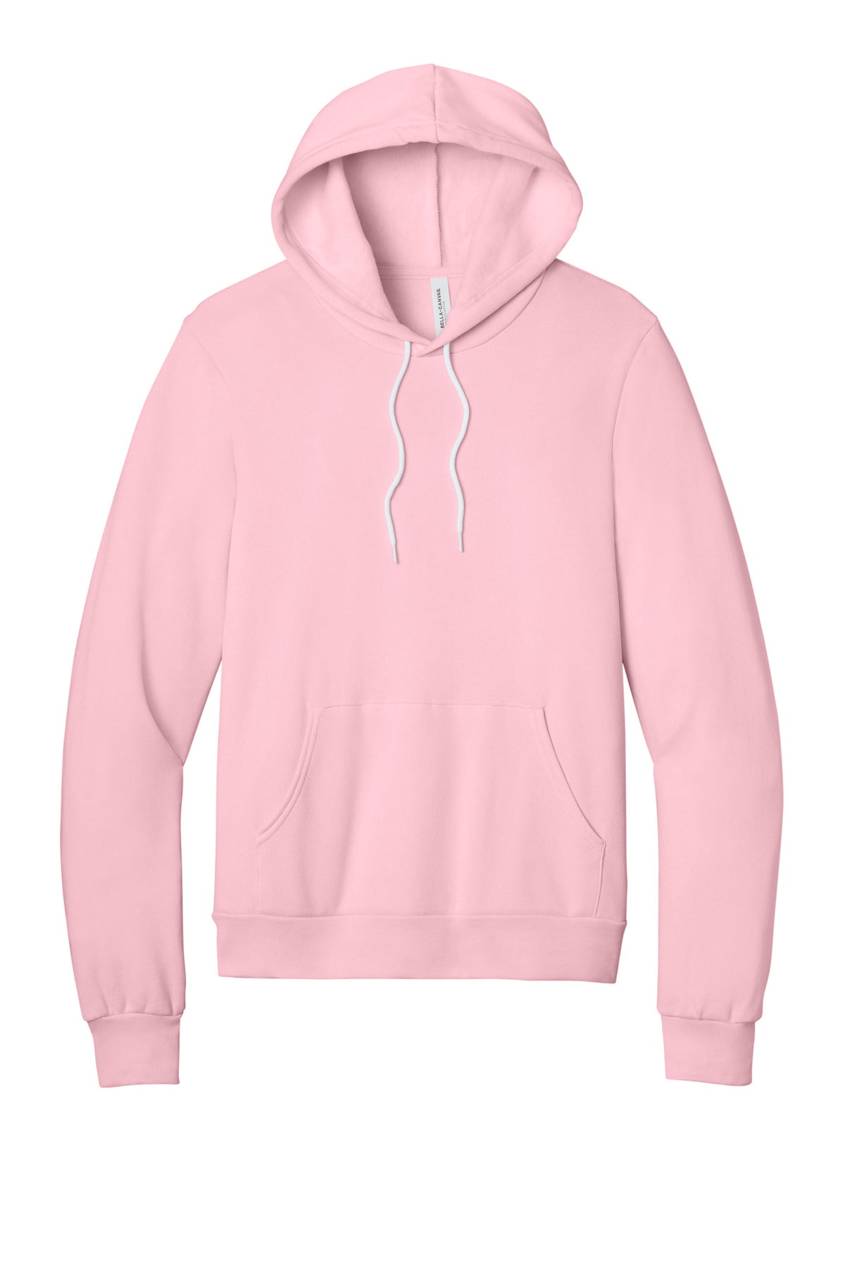 Bella+Canvas Unisex Sponge Fleece Pullover Hoodie BC3719 Pink