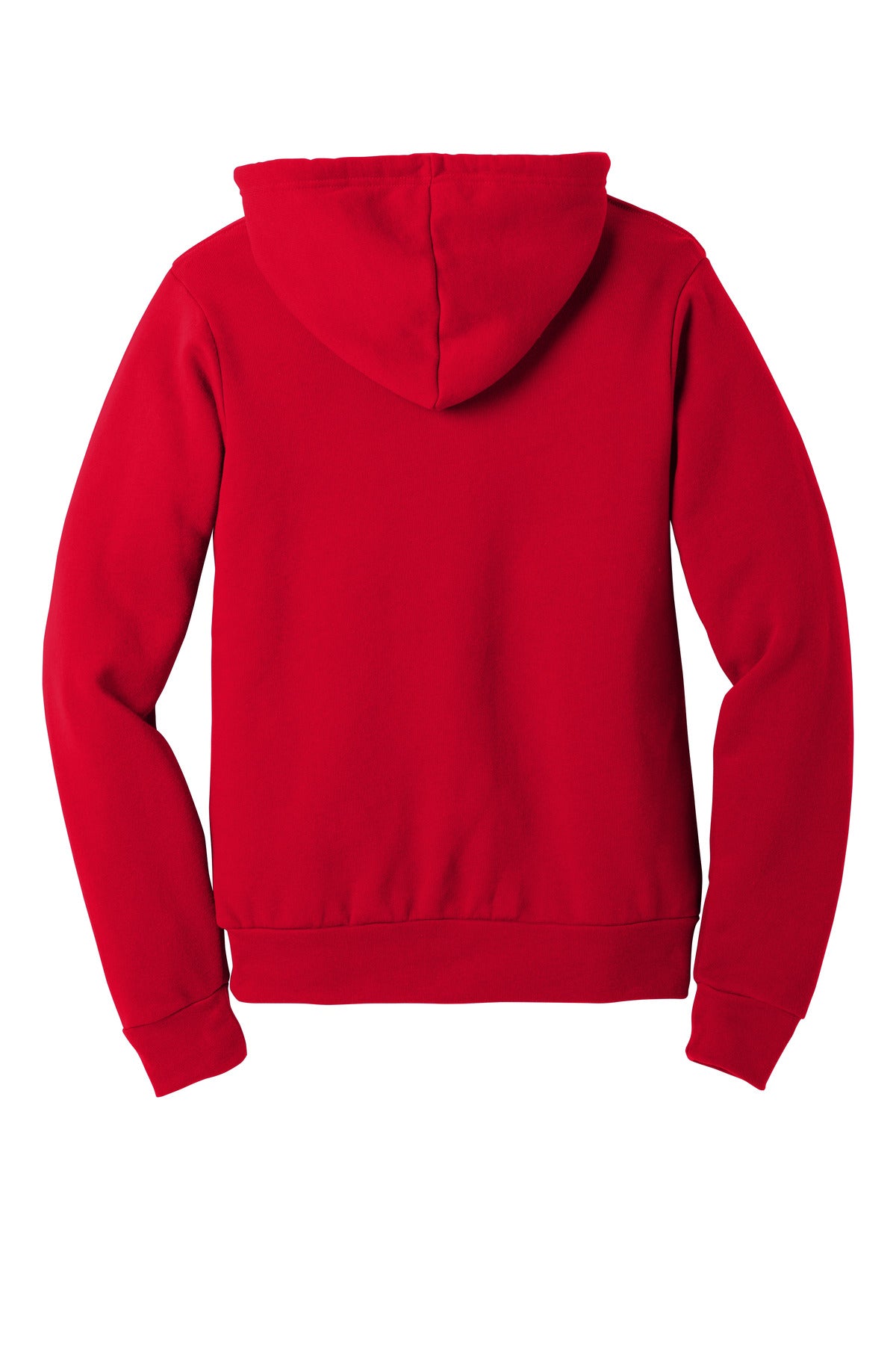 BELLA+CANVAS  Unisex Sponge Fleece Pullover Hoodie. BC3719 Red