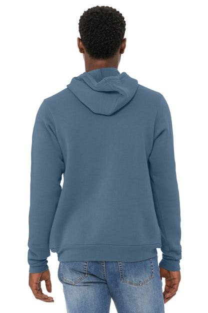 Bella+Canvas Unisex Sponge Fleece Pullover Hoodie BC3719 Steel Blue