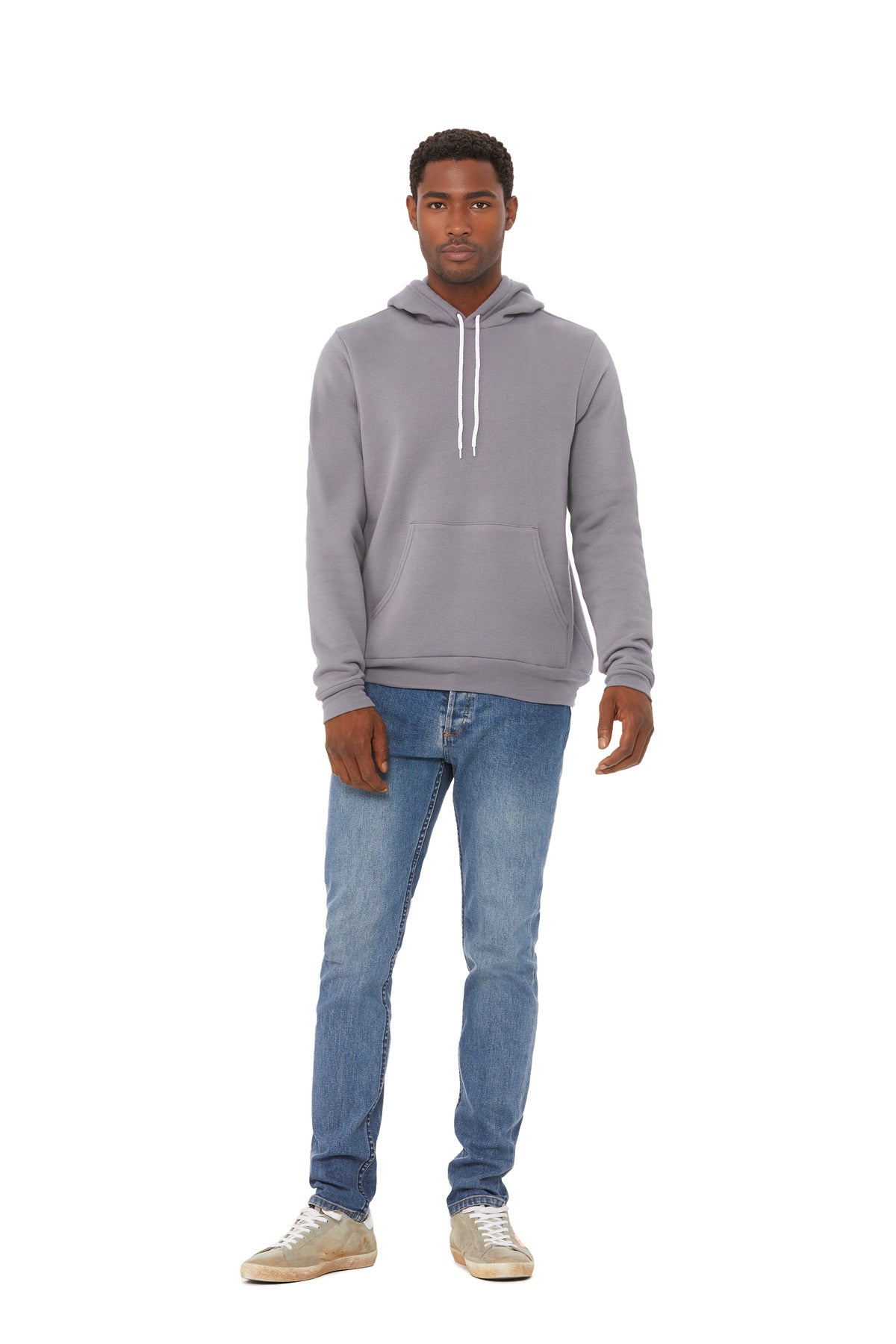BELLA+CANVAS Unisex Sponge Fleece Pullover Hoodie. BC3719 Storm
