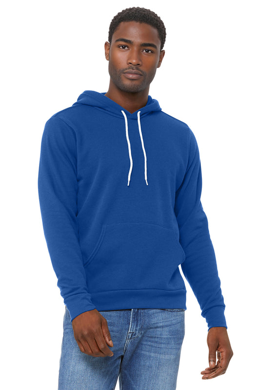 Bella+Canvas Unisex Sponge Fleece Pullover Hoodie BC3719 True Royal