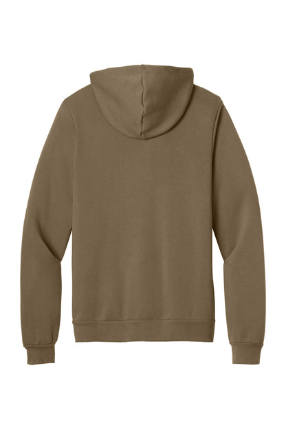 Bella+Canvas Unisex Sponge Fleece Pullover Hoodie BC3719 Vintage Brown