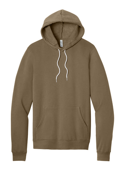Bella+Canvas Unisex Sponge Fleece Pullover Hoodie BC3719 Vintage Brown