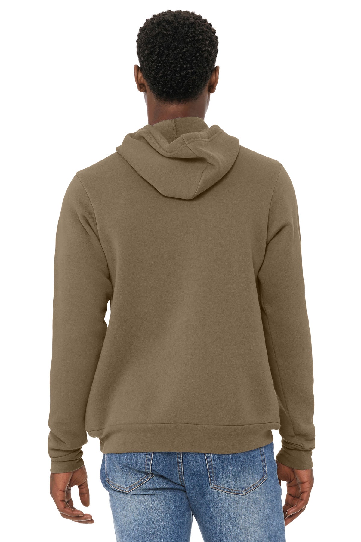 Bella+Canvas Unisex Sponge Fleece Pullover Hoodie BC3719 Vintage Brown