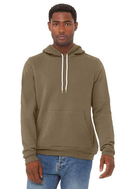Bella+Canvas Unisex Sponge Fleece Pullover Hoodie BC3719 Vintage Brown