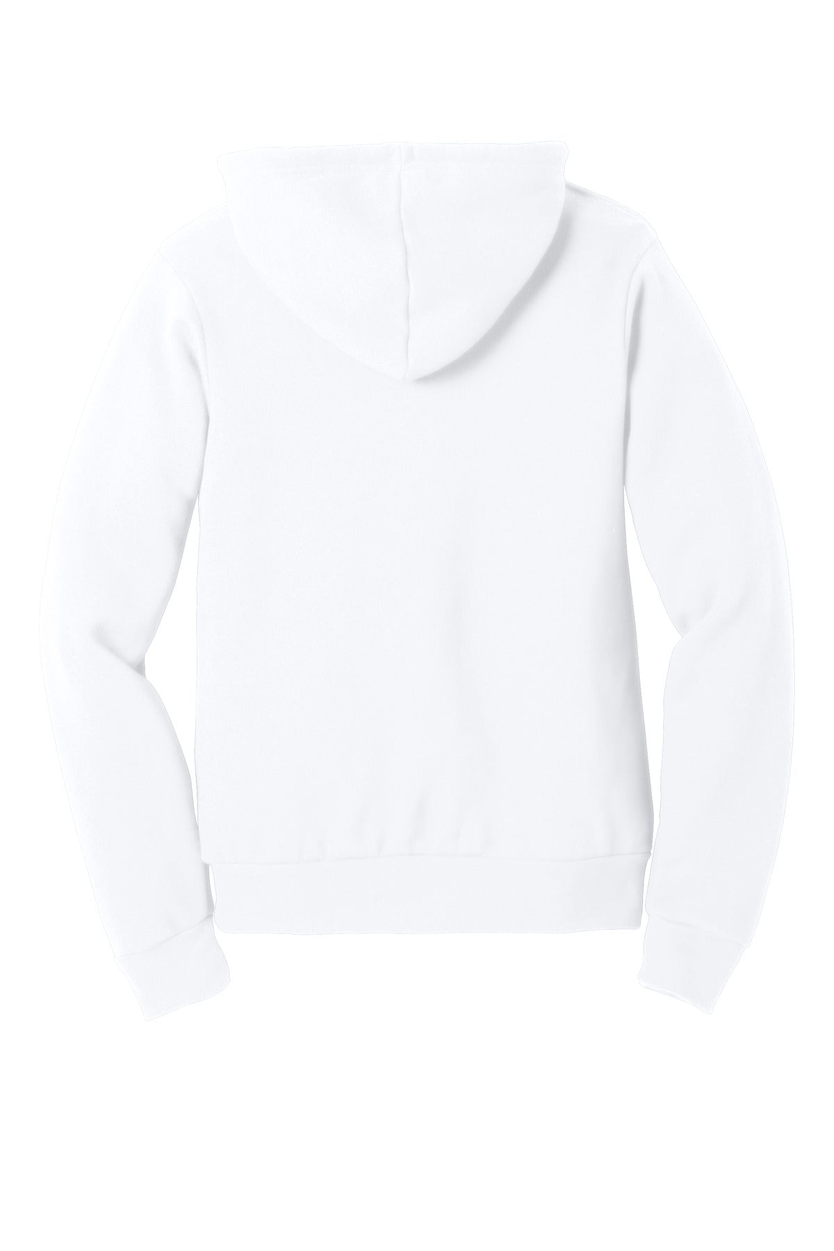 BELLA+CANVAS  Unisex Sponge Fleece Pullover Hoodie. BC3719 White