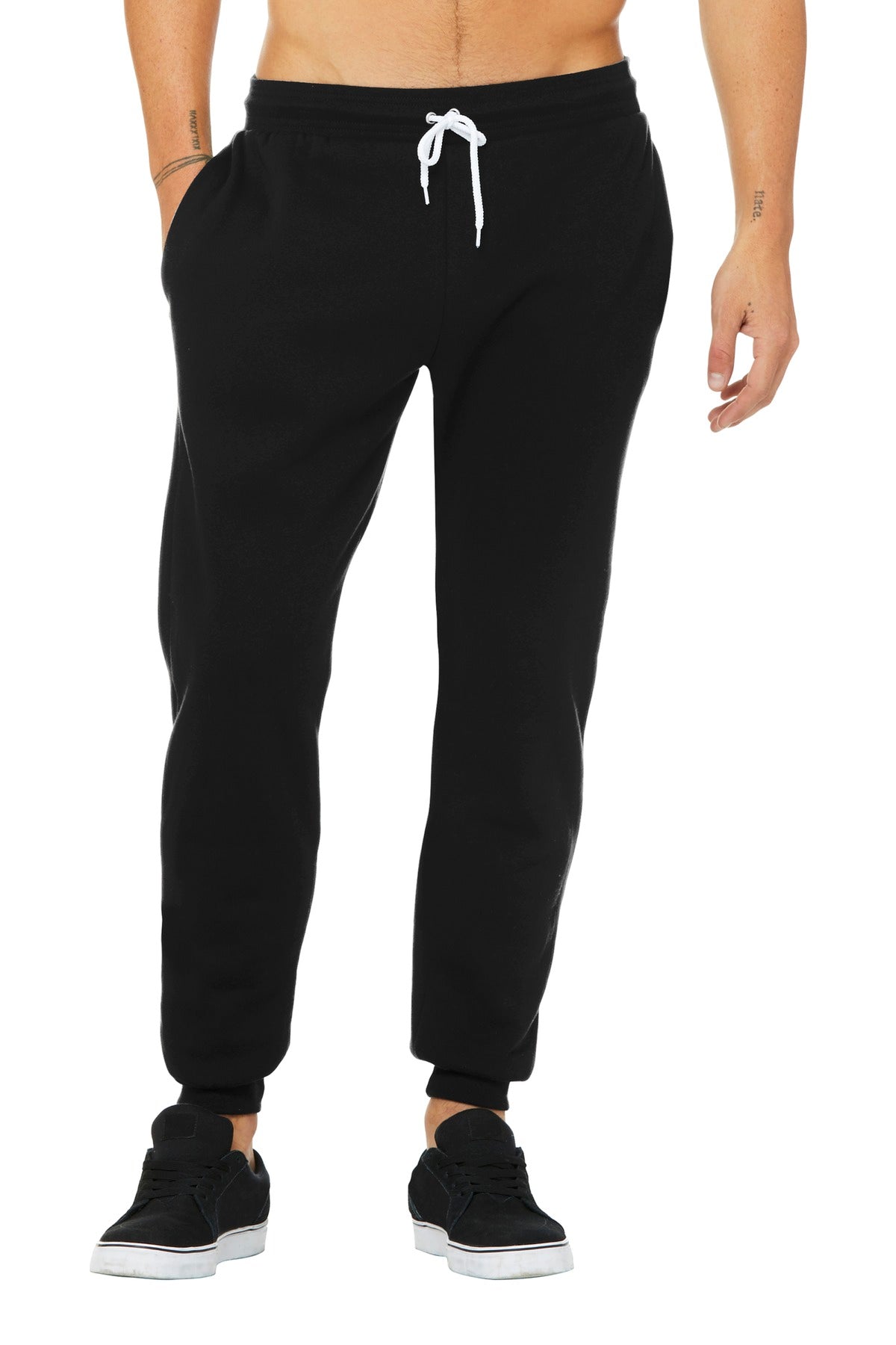 BELLA+CANVAS  Unisex Jogger Sweatpants. BC3727 Black