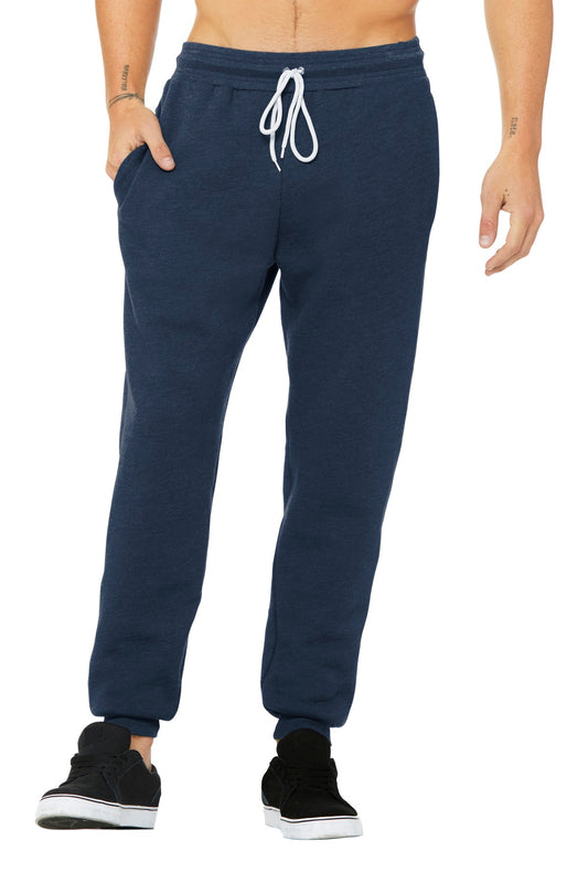 BELLA+CANVAS  Unisex Jogger Sweatpants. BC3727 Heather Navy
