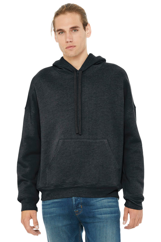 BELLA+CANVAS  Unisex Sponge Fleece Pullover DTM Hoodie. BC3729 Dark Grey Heather