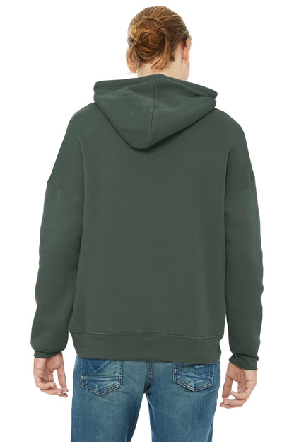 Bella+Canvas Unisex Sponge Fleece Pullover DTM Hoodie BC3729 Military Green
